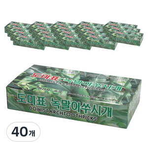 도미표 녹말이쑤시개, 40개, 1세트