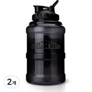 빅베어 쉐이커 보틀, 블랙, 2.5L, 2개