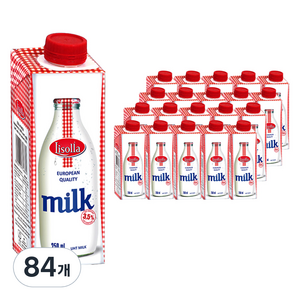 리솔라 멸균우유, 250ml, 84개