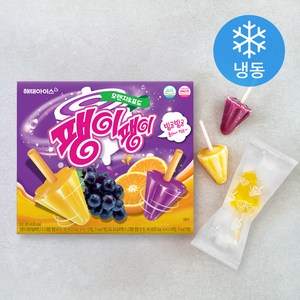 해태아이스 팽이팽이 오렌지 10개입 + 포도 10개입 (냉동), 14ml, 20개입, 1세트