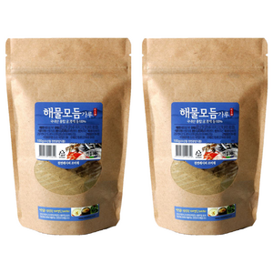 「뫼달해」해물모듬가루, 100g, 2개
