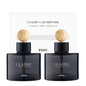 피오브 클래식 차량용 디퓨저 120ml, 2개, 피톤치드