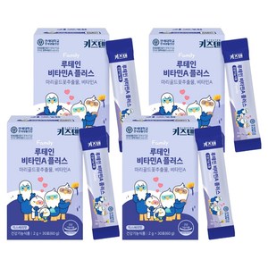 키즈텐 루테인 비타민A 플러스, 60g, 4개