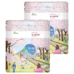 아름드레 삼각티백 로즈플라워, 1.1g, 100개입, 2개