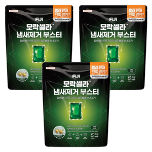 피지 모락셀라 냄새제거 부스터 캡슐 상쾌한 허브향, 26개입, 3개