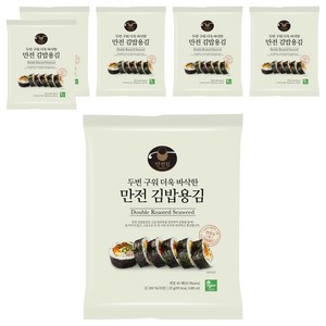 만전김 두번 구운 김밥김 10p, 25g, 6개