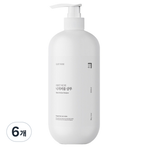살림백서 니치 퍼퓸 샴푸 라일리로즈, 6개, 1L