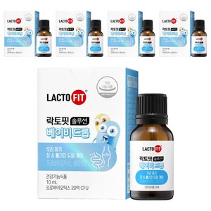 락토핏 솔루션 베이비 드롭, 10ml, 5개