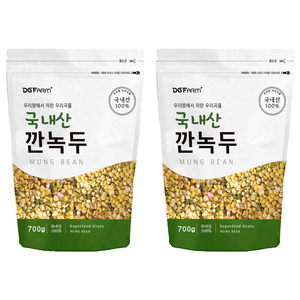 대구농산 건강한밥상 국산 깐녹두, 700g, 2개