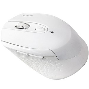 로이체 무소음 무선 옵티컬 마우스, RX-550, 화이트