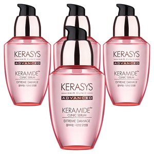 케라시스 케라마이드 극손상 헤어 클리닉 세럼, 70ml, 4개
