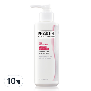 피지오겔 레드 수딩 에이아이 젠틀 포밍 클렌징 젤, 180ml, 10개