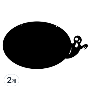 아크릴 메모 보드 MO 62 걸이형 대, 2개, 블랙