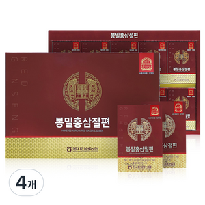 황풍정 봉밀 홍삼 절편 10p, 200g, 4개