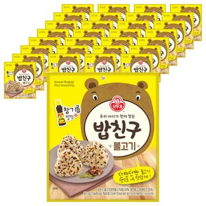 오뚜기 밥친구 불고기 후리카케, 36.3g, 40개