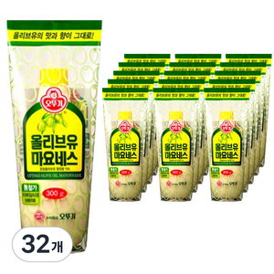 오뚜기 올리브유 마요네스, 300g, 32개