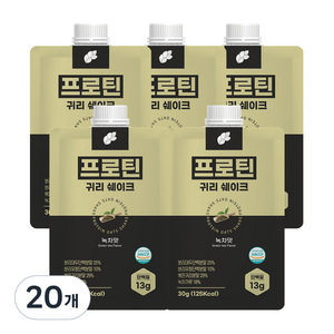 논앤밭위드 프로틴 귀리쉐이크 녹차맛, 30g, 20개