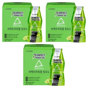 코오롱제약 퍼펙트 파워젤 청포도 12p, 3개, 480g