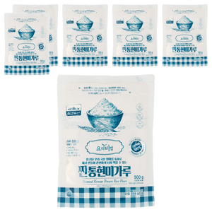 칠갑농산 찐 통현미가루, 6개, 500g