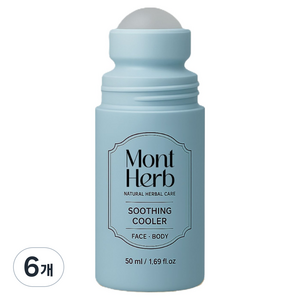 몽뜨허브 아토 수딩쿨러, 50ml, 6개