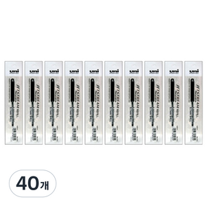 제트스트림 유니 전용 리필심 0.7mm SXR-7, 블랙, 40개