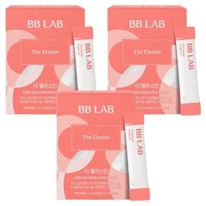 비비랩 더 엘라스틴 히알루론산, 40회분, 1g, 3개