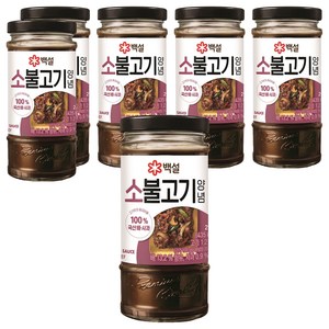 백설 소불고기 양념, 290g, 6개
