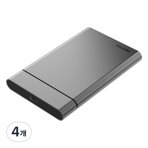 넥스트유 USB C타입 A타입 겸용 외장 하드케이스 6.35cm, 725U3, 4개