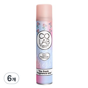 코랩 퍼퓸 드라이샴푸 프레쉬, 6개, 200ml