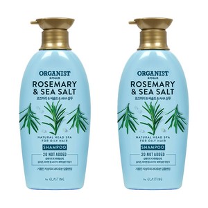 오가니스트 로즈마리 & 씨솔트 딥클렌징 샴푸, 500ml, 2개