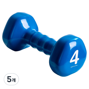 아이워너 삼각 PVC 아령, 4kg, 5개