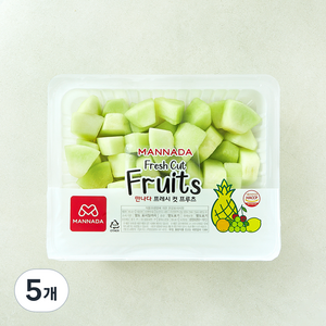 만나다 프레시 허니듀 멜론, 5개, 1kg