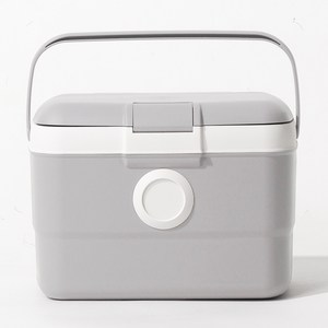 올리빙 도트 아이스박스, 연그레이, 9L