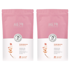 쌍계명차 파우치 홍도라지차 티백, 1.2g, 20개입, 2개, 1.2g