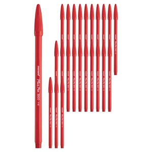 모나미 프러스펜 3000 DZ 0.4mm, 적색, 24개