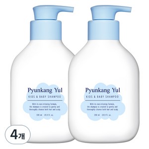 편강율 키즈 앤 베이비 샴푸 스위트허브, 4개, 590ml