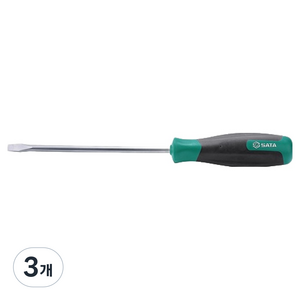 사타 일자형 스크류 드라이버 5 x 100 mm 63408, 3개
