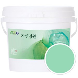 자연정원 친환경 셀프 벽지 규조토 황토 베란다 가구 결로방지 수성페인트, BR030시폼그린, 5kg, 1개