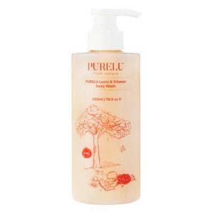 퓨어루 키즈 락토 & 비타민 바디워시, 1개, 500ml