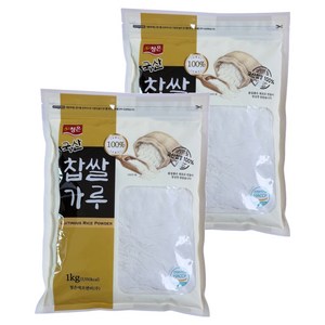 청은에프엔비 국산 찹쌀가루, 1kg, 2개