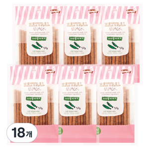 굿데이 네츄럴 스낵 고양이 간식, 가다랑어져키, 50g, 18개