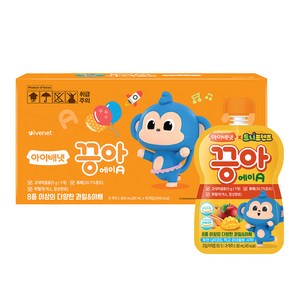 아이배냇 끙아 과일야채주스, 80ml, 10개