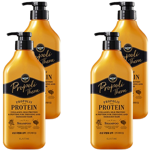 엘라스틴 프로폴리테라 건조하고 손상된 모발용 샴푸, 500ml, 4개