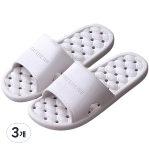 제이 미끄럼 방지 욕실화, 화이트, 3개