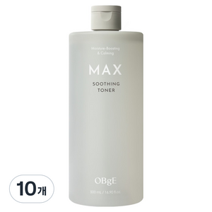 OBge 맥스 수딩 토너, 500ml, 10개