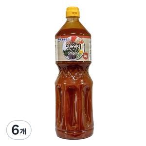 풍미로드 핫수키소스, 2kg, 6개
