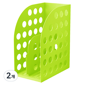 카파맥스 메가 화일 박스 152 x 253 x 324 mm, 연두색, 2개
