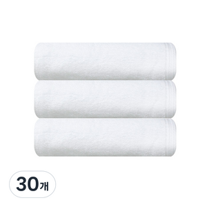 송월타월 프리마 50 미니 바스타월 230g 30수 면사, 아이보리, 30개