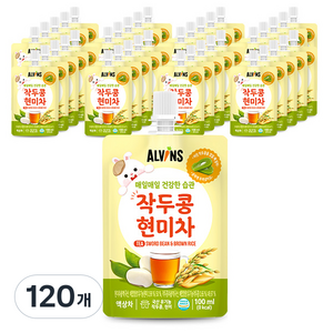 엘빈즈 매일매일 건강한습관, 작두콩현미차, 120개, 100ml