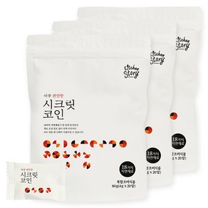 키친스토리 빅마마 이혜정의 시크릿코인 아주 편안한맛, 80g, 3개